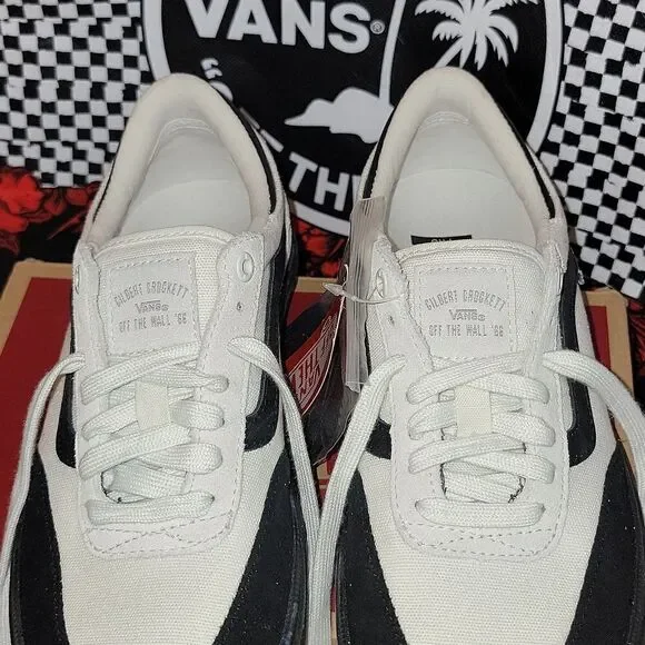 New Vans Gilbert Crockett 2 Pro Pop Cush Pearl & Black Size M 6.5 W 8 - Picture 11 of 12